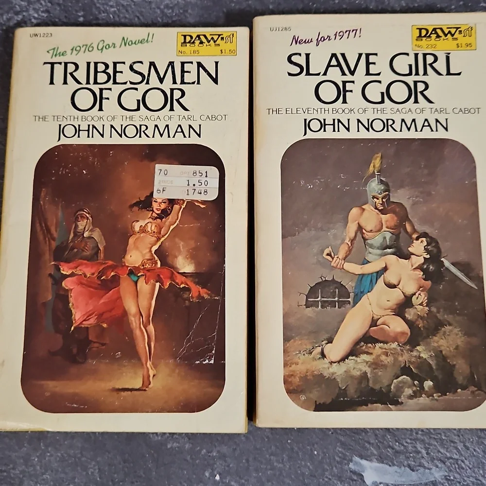 Vintage Sci-Fi & Fantasy‎ Paperback Lot of 7  John Norman GOR SAGA 1971 - 1980